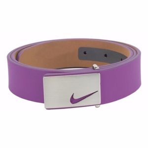 NEW NIKE WOMEN'S SLEEK MODERN PLAQUE BELT XS
